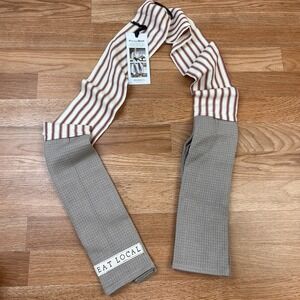 Demdaco EAT‎ LOCAL Dish Towel Kitchen Boa 69" x 4" NEW